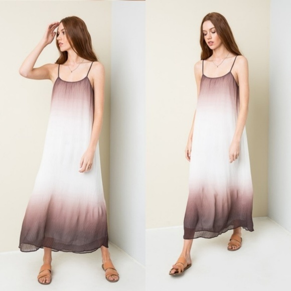 Dresses & Skirts - Beautiful Ombré Slip Maxi Dress